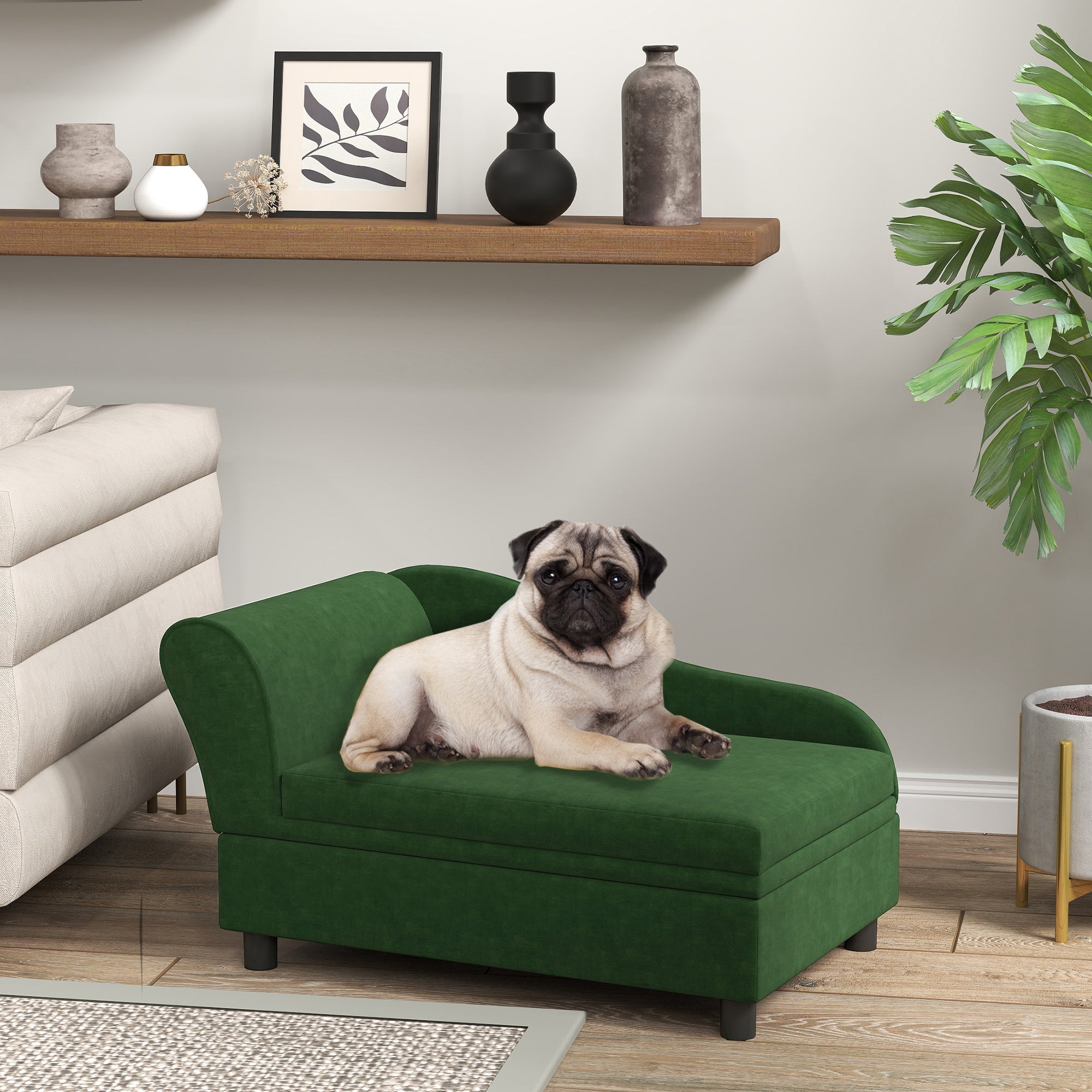 Pet Sofa Bed with Storage