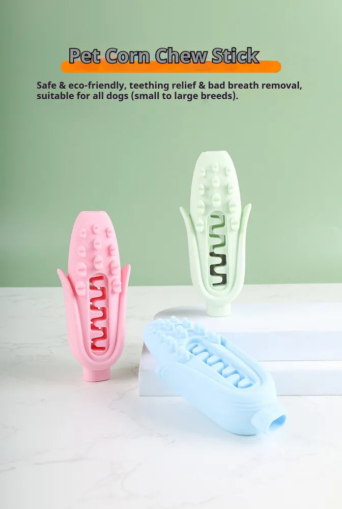 Silicone Corn Chew Stick for Dogs