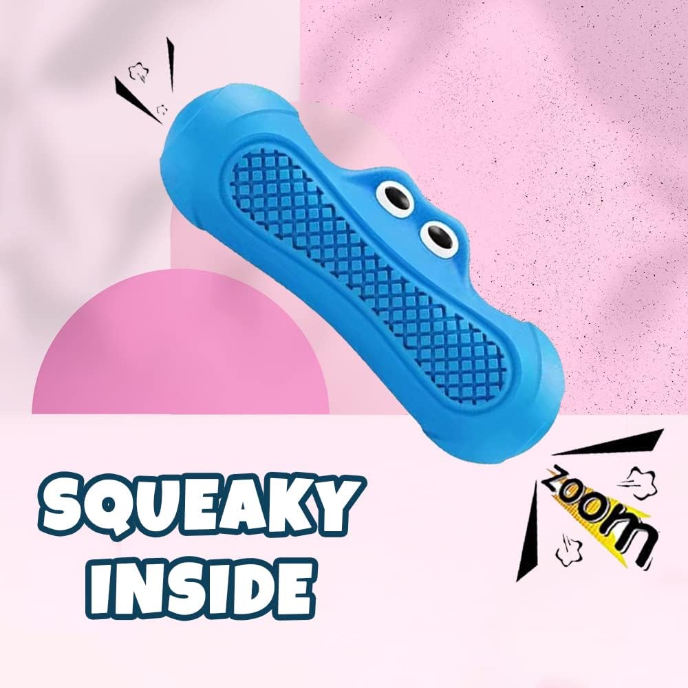 Rubber Monster Squeaky Dog Toy